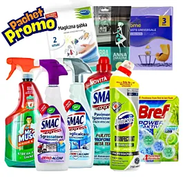 Pachet pentru curatenie 9 produse Smac