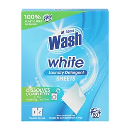 At Home Detergent de rufe benzi-foi 30 buc 60 spalari White