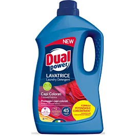 Dual Power Detergent lichid 1.8 L 45 spalari Capi Colorati