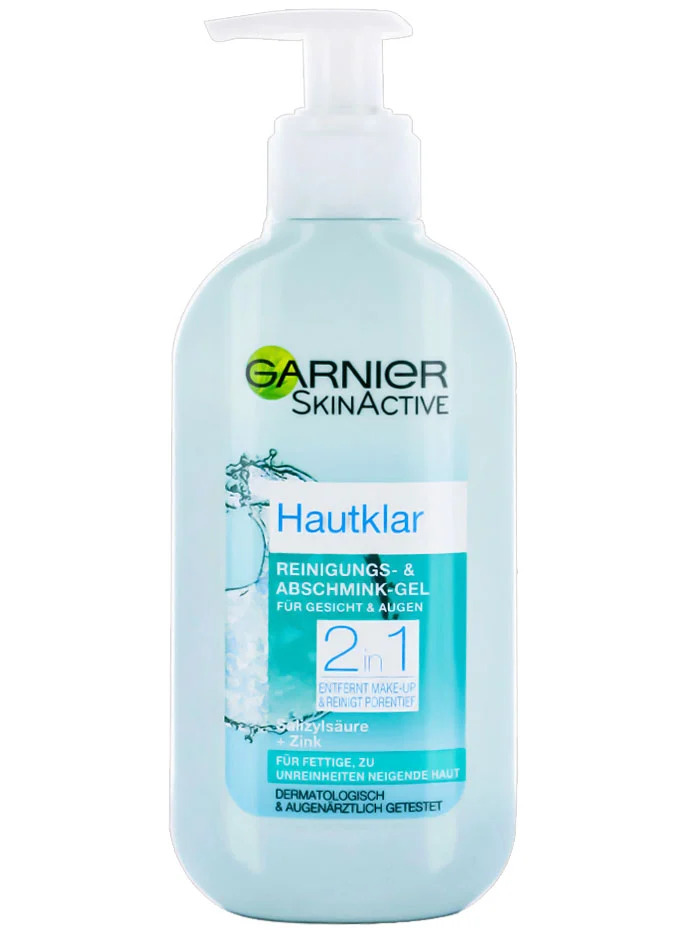 Garnier gel demachiant cu pompa 2in1 200 ml hautklar 