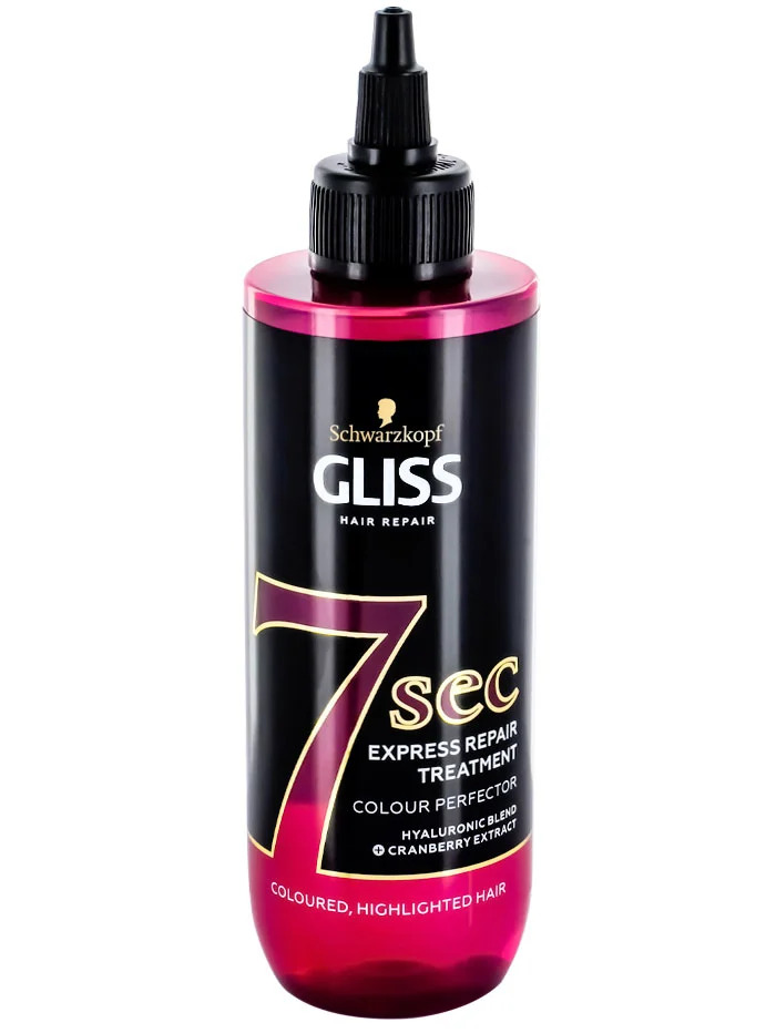 Gliss tratament pentru par vopsit sau suvitat 200 ml 7 sec colour perfector