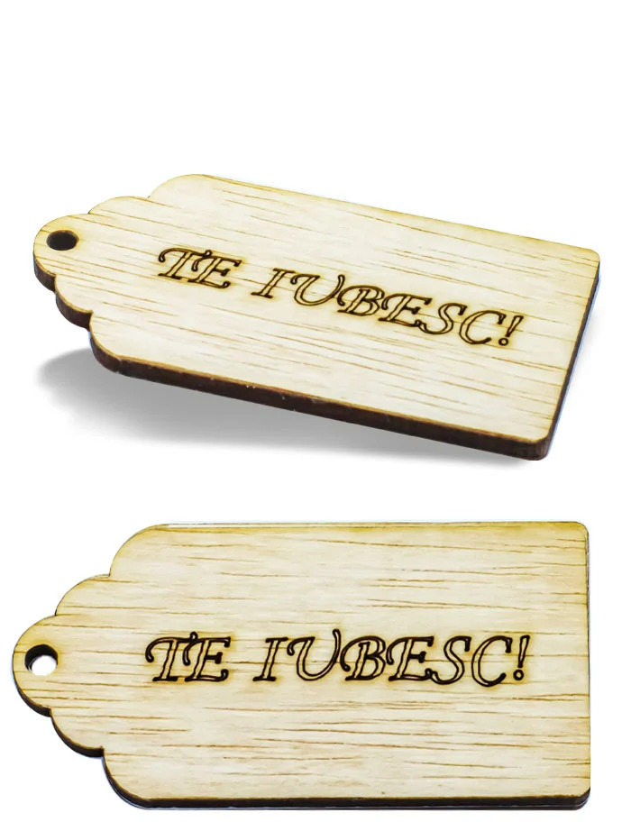 Card cu mesaj 1 buc te iubesc